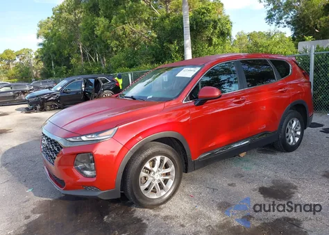 2019 Hyundai Santa Fe Se z USA, uszkodzony, nr VIN 5NMS23AD0KH108658